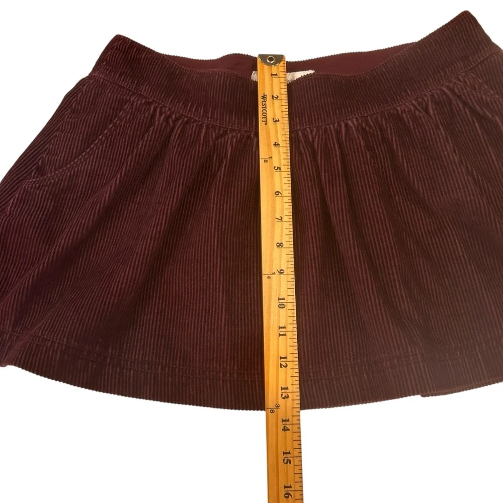 Abercrombie & Fitch corduroy miniskirt size 6 a line schoolgirl academia grunge - Picture 4 of 15